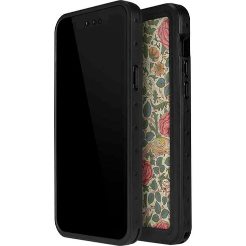 Rose by William Morris iPhone 15 Pro Waterproof Case